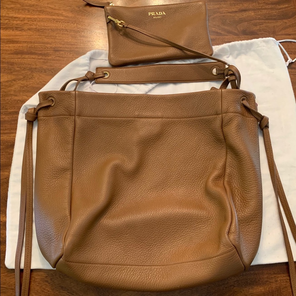 Prada Cervantes Hobo Deerskin Handbag - Picture 6 of 8